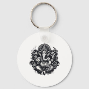 Chaveiro Símbolo Ganesh Yoga Hindu Elefante Deus Ganesha Pu