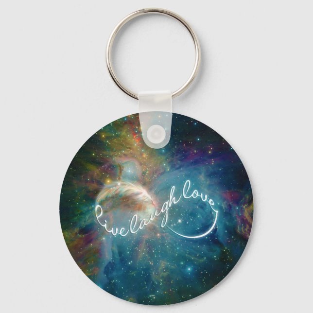 Chaveiro Símbolo infinito fantástico de "Live Laugh Love" (Frente)