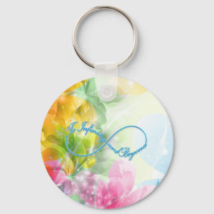 Chaveiro Símbolo Infinito Fantástico "Para o infinito e alé