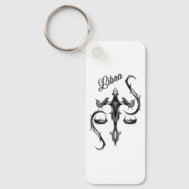 Chaveiro Símbolo Libra Zodiac (Frente)