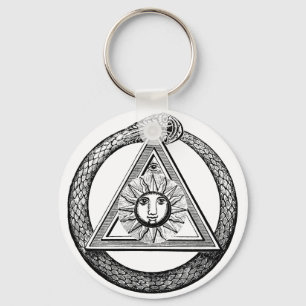 Chaveiro Símbolo Masônico Todos Vendo Olhos