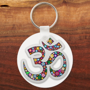 Chaveiro Símbolo Namaste Floral Yoga