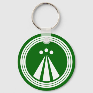 Chaveiro Símbolo OBOD a preto