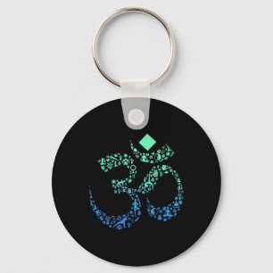 Chaveiro Símbolo Ohm Para Praticante De Yoga Ícone De Yoga 