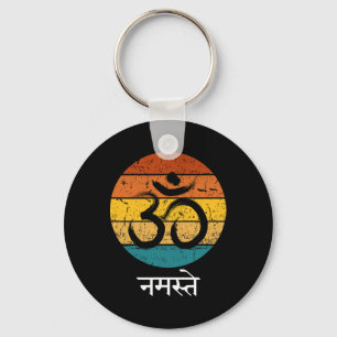 Chaveiro Símbolo Om Namaste Ohm Hindu Zen Tantra Yoga Espír