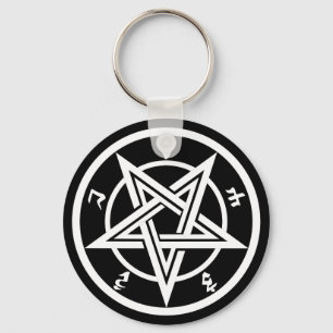 Chaveiro Símbolo pentagrama clássico