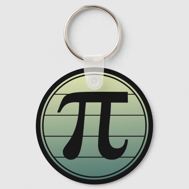 Chaveiro Símbolo Pi Gradiente Dia Pi | Feliz dia de matemát (Frente)
