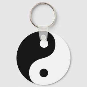 Chaveiro Símbolo preto e branco da taoísta de Yin Yang