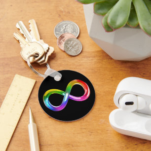 Chaveiro Símbolo Rainbow Inifinity