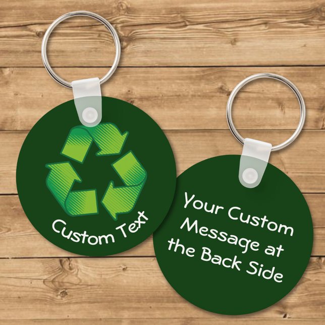 Chaveiro Símbolo reciclagem (Criador carregado)