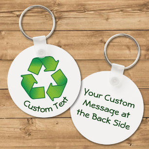 Chaveiro Símbolo reciclagem