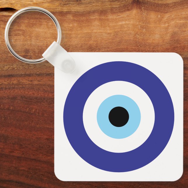 Chaveiro Símbolo sortudo Mau-Olho Azul Mati (Frente)