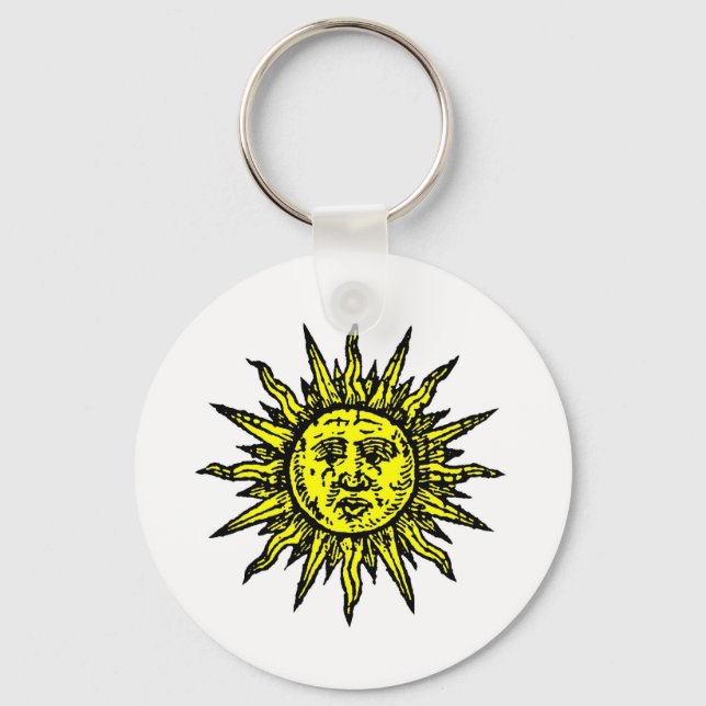 Chaveiro Símbolo Sun Amarelo (Frente)