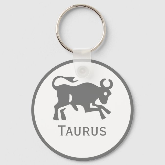 Chaveiro Símbolo Taurus do Design Zodiac (Frente)