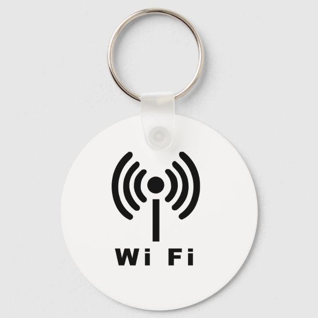 Chaveiro Símbolo Wi Fi (Frente)