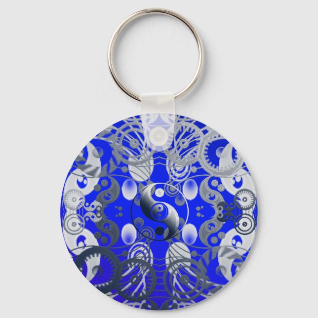 Chaveiro Símbolo Yin yang (Frente)