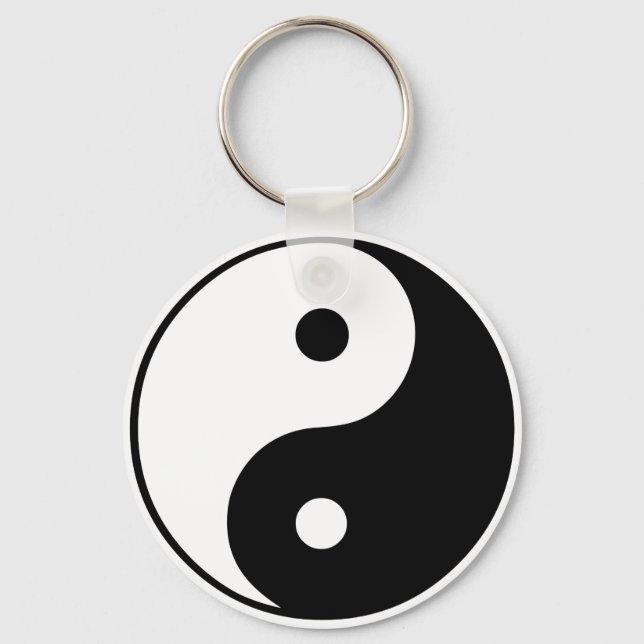 Chaveiro Símbolo Yin Yang: (Frente)