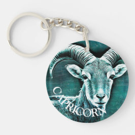 Chaveiro Símbolo Zodiac Capricorn Goat Símbolo de Natal