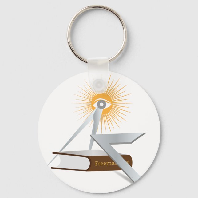 Chaveiro Símbolos de maçonaria (Frente)