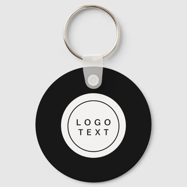 Chaveiro Simple Logo QR Code Business Promotional Keychain (Frente)
