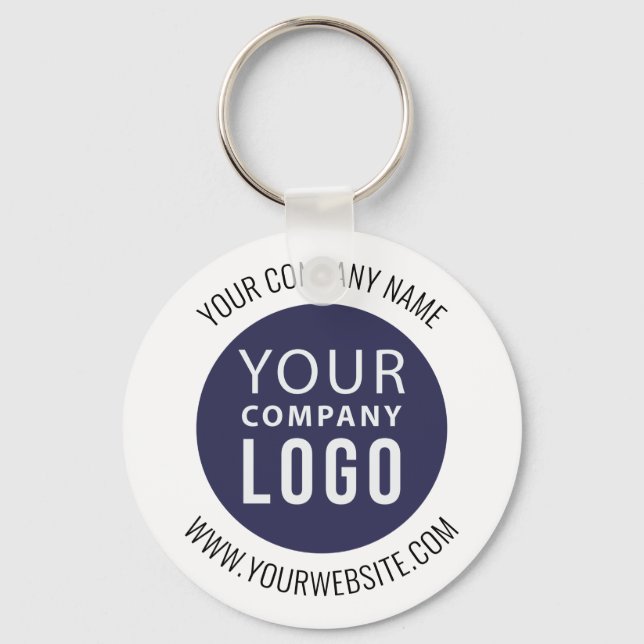 Chaveiro Simple Promotional Business Company Logo (Frente)