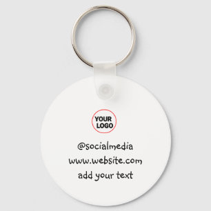 Chaveiro simples e minimamente personalizado adicione o end