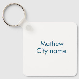 Chaveiro simples letra inicial monograma adicionar sua letr