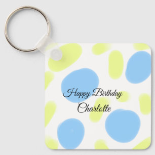 Chaveiro SIMPLES MINIMAL.CUTIE ADICIONE NOME BEBÊ feliz ani