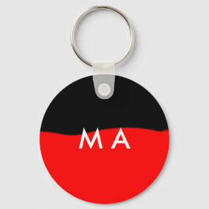 Chaveiro Simples monograma adicione seu nome com letra míni