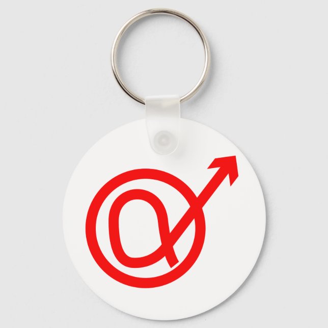 Chaveiro Sinal Alfa Masculino (Frente)