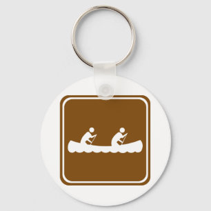 Chaveiro Sinal Canoeing da estrada