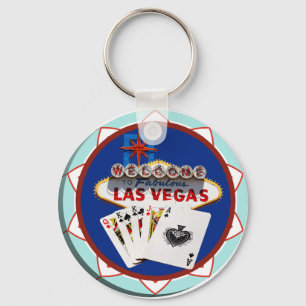 Chaveiro Sinal de Boas-vindas de Las Vegas Chip