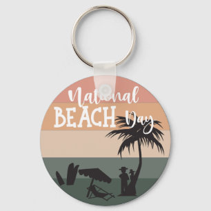 Chaveiro Sinal de Dia Nacional da Praia