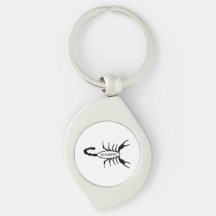 Chaveiro Sinal de Estrela Scorpion Preta
