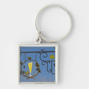 Chaveiro Sinal de ferro em formas que ilustra o tema