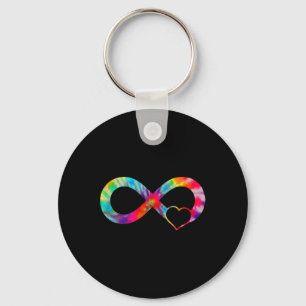 Chaveiro Sinal de Infinidade do Coração Neurodiversity Awar