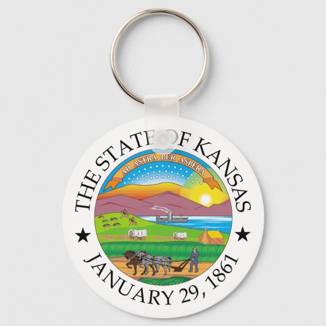 Chaveiro sinal de Kansas (Frente)