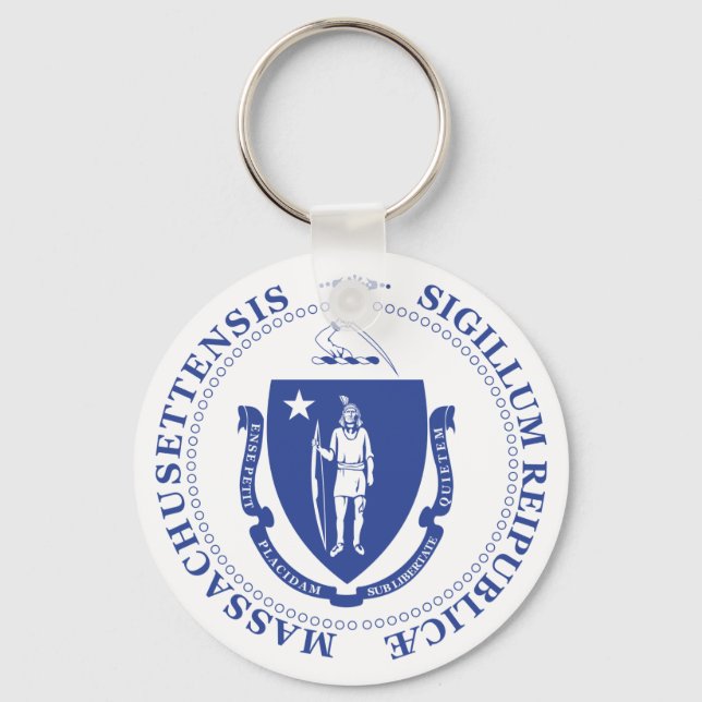 Chaveiro Sinal de Massachusetts (Frente)