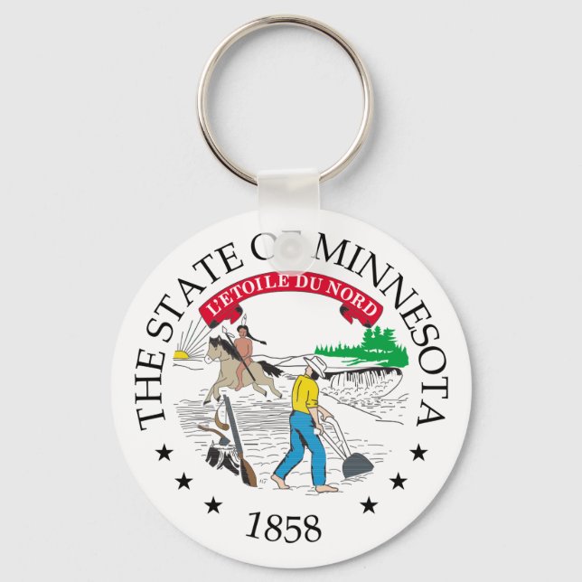 Chaveiro Sinal de Minnesota (Frente)