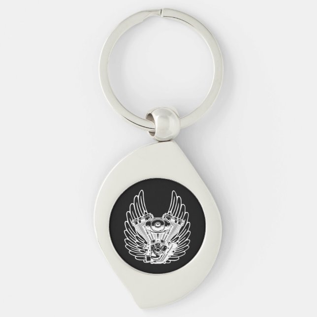 Chaveiro Sinal de motociclista (Frente)