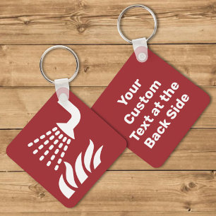 Chaveiro Sinal de Segurança do Aplicador de Nevoeiro da Águ