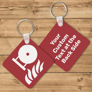 Chaveiro Sinal de segurança do frasco do extintor de incênd