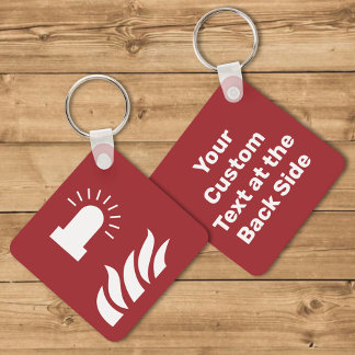 Chaveiro Sinal de segurança luminosa do alarme de incêndio