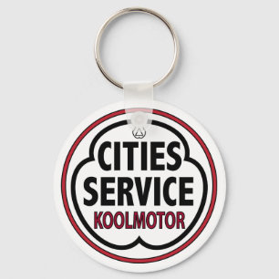 Chaveiro Sinal de serviço de cidades vintage Koolmotor