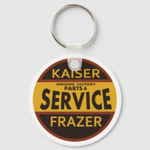 Chaveiro Sinal de serviço Vintage Kaiser Frazer