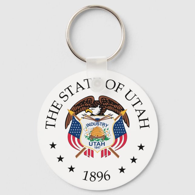 Chaveiro Sinal de Utah (Frente)
