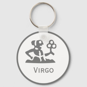 Chaveiro Sinal de Virgem do Design Zodiac