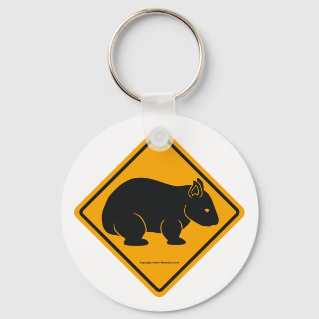 Chaveiro Sinal de Wombat (sem texto) (Frente)