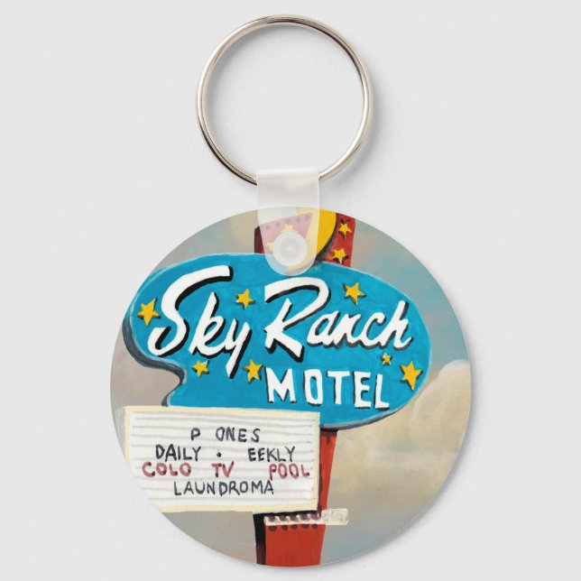 Chaveiro Sinal do Motel Sky Ranch (Frente)