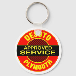 Chaveiro Sinal do serviço de DeSoto do vintage